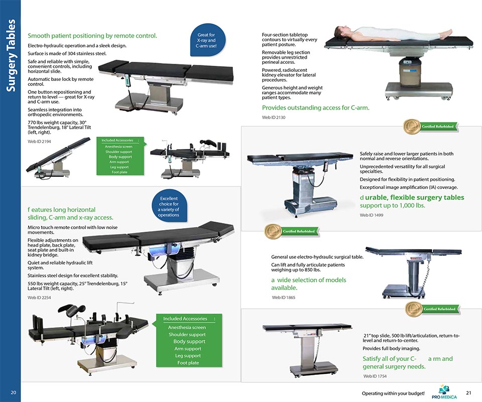 Surgery Tables